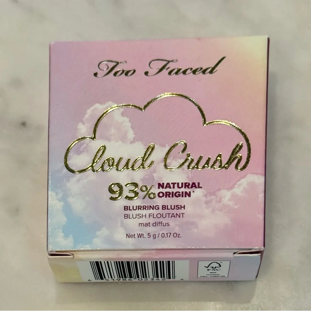 NIB Too Faced Cloud Crush Blush - Berry Dream
